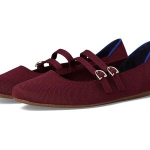 Rothy's The Double Buckle Mary Jane (burgandy)